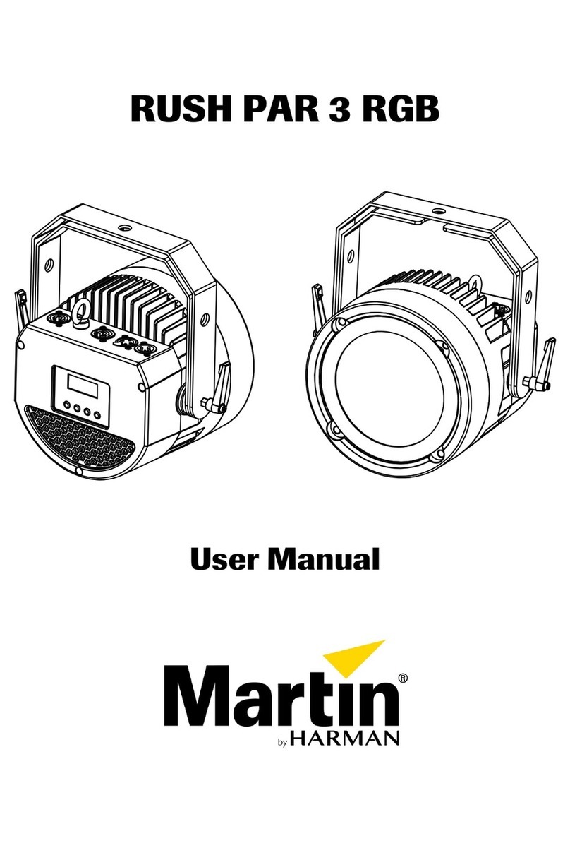 Martin RUSH PAR 3 RGB user manual