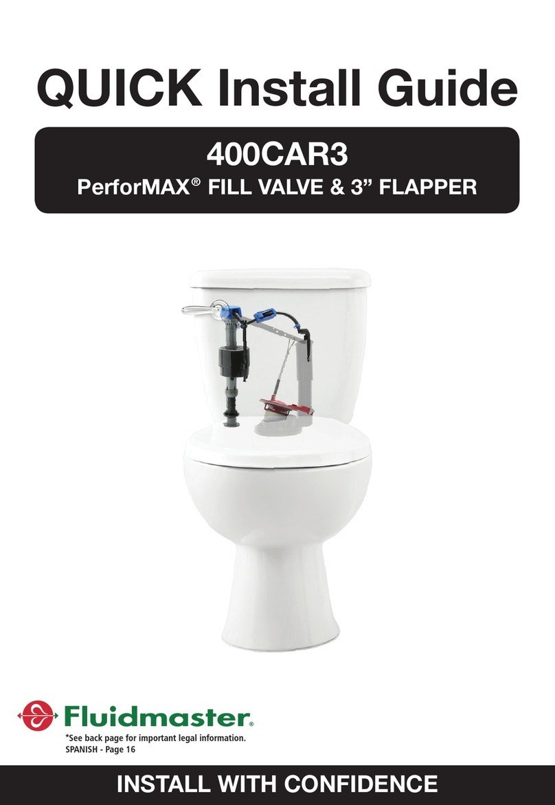 Fluidmaster PerforMAX 400CAR3 User manual