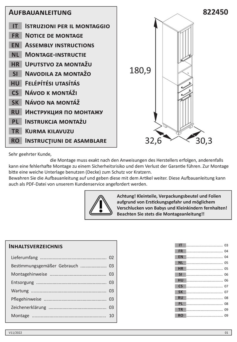 Wilhelm Schildmeyer JAUSA-80 822450 Assembly instructions Wilhelm Schildmeyer JAUSA-80 822450 Assembly instructions