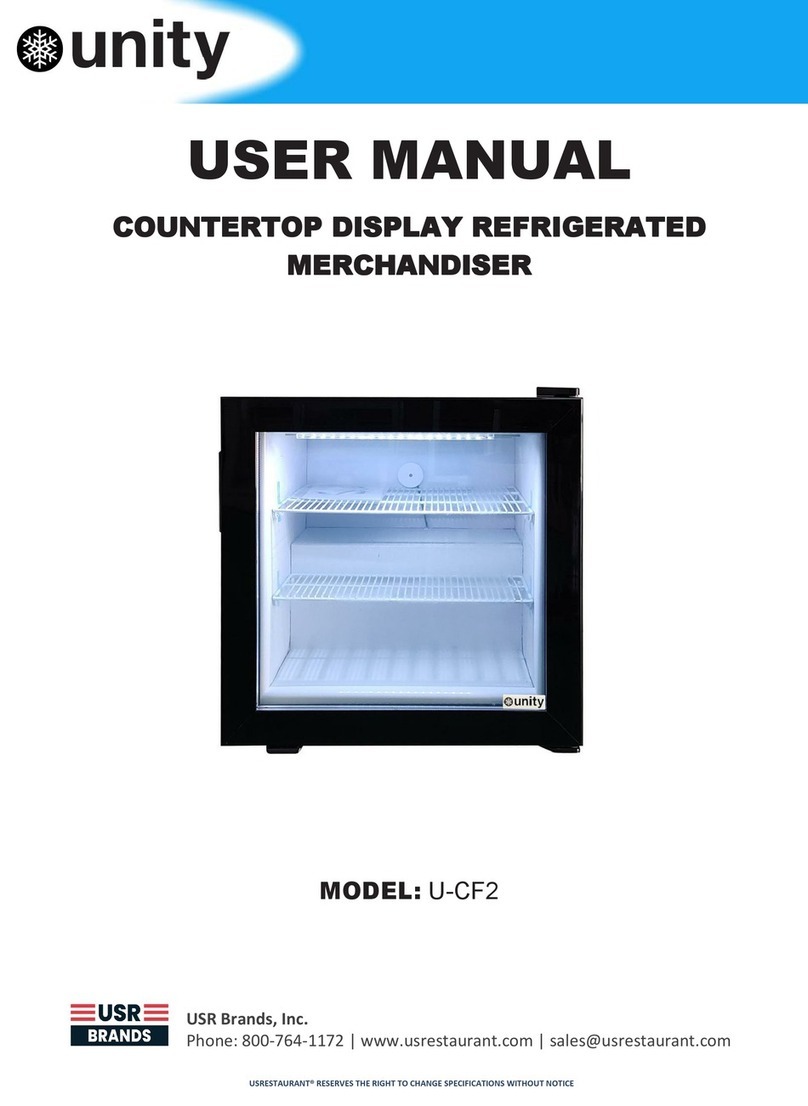 USR Brands Unity U-CF2 user manual