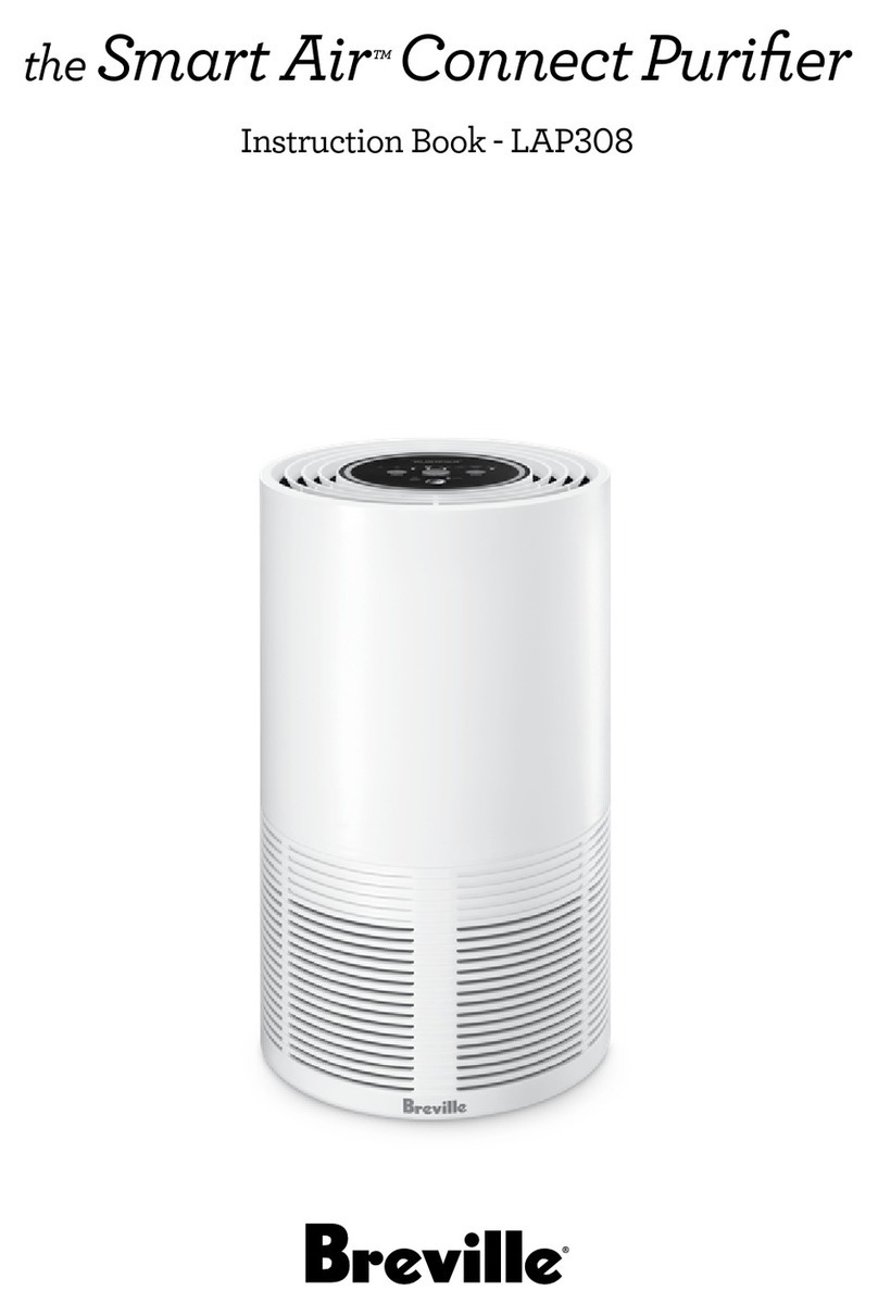 Breville the Smart Air Connect Purifier Instruction book