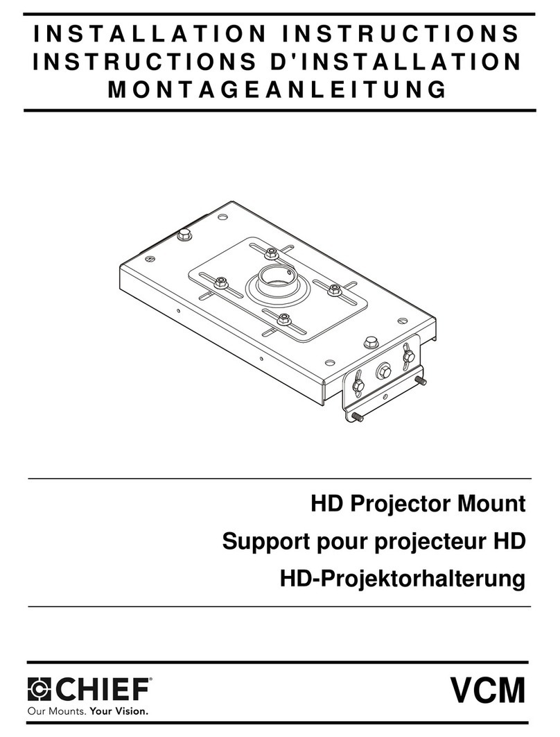 CHIEF VCM103S User manual CHIEF VCM103S User manual