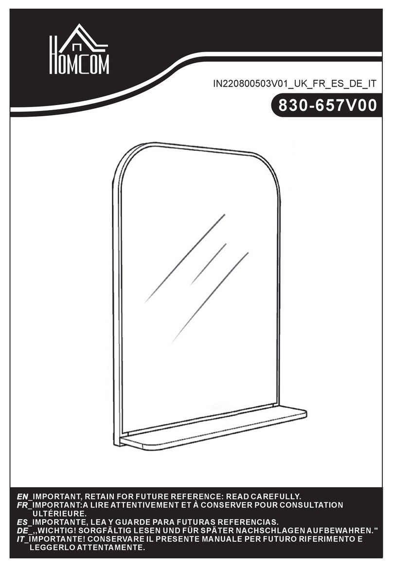 HOMCOM 830-657V00 manual