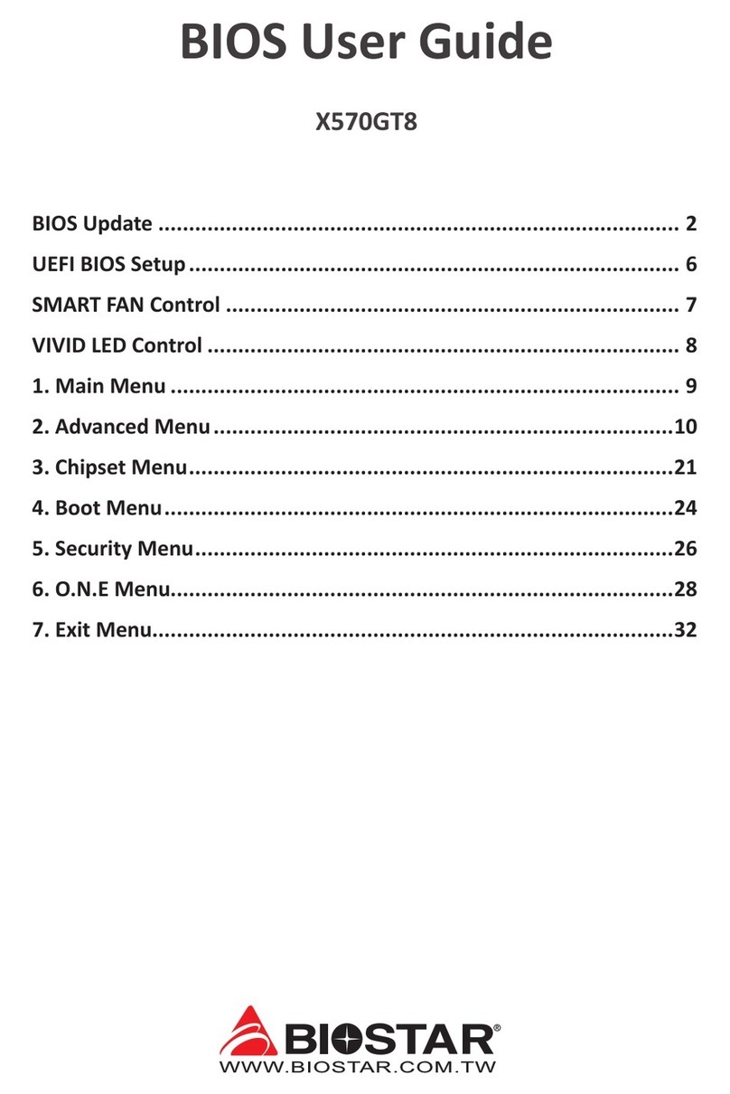 Biostar X570GT8 User manual
