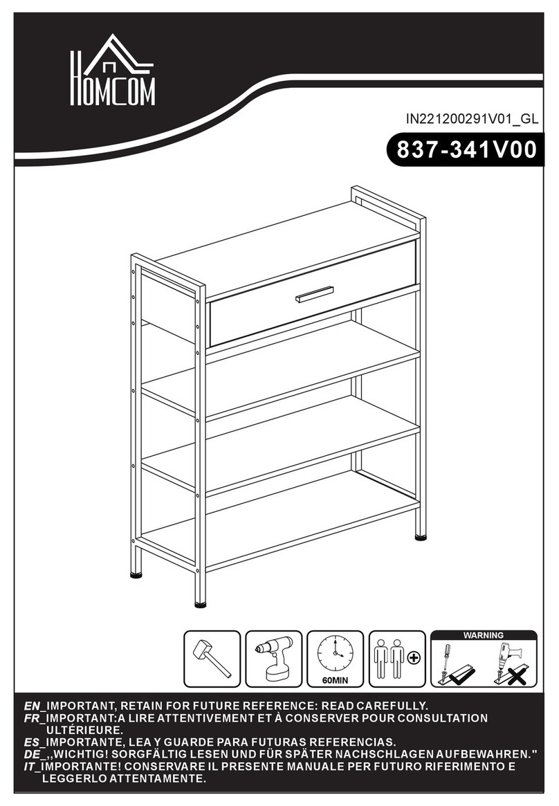HOMCOM 837-341V00 User manual HOMCOM 837-341V00 User manual