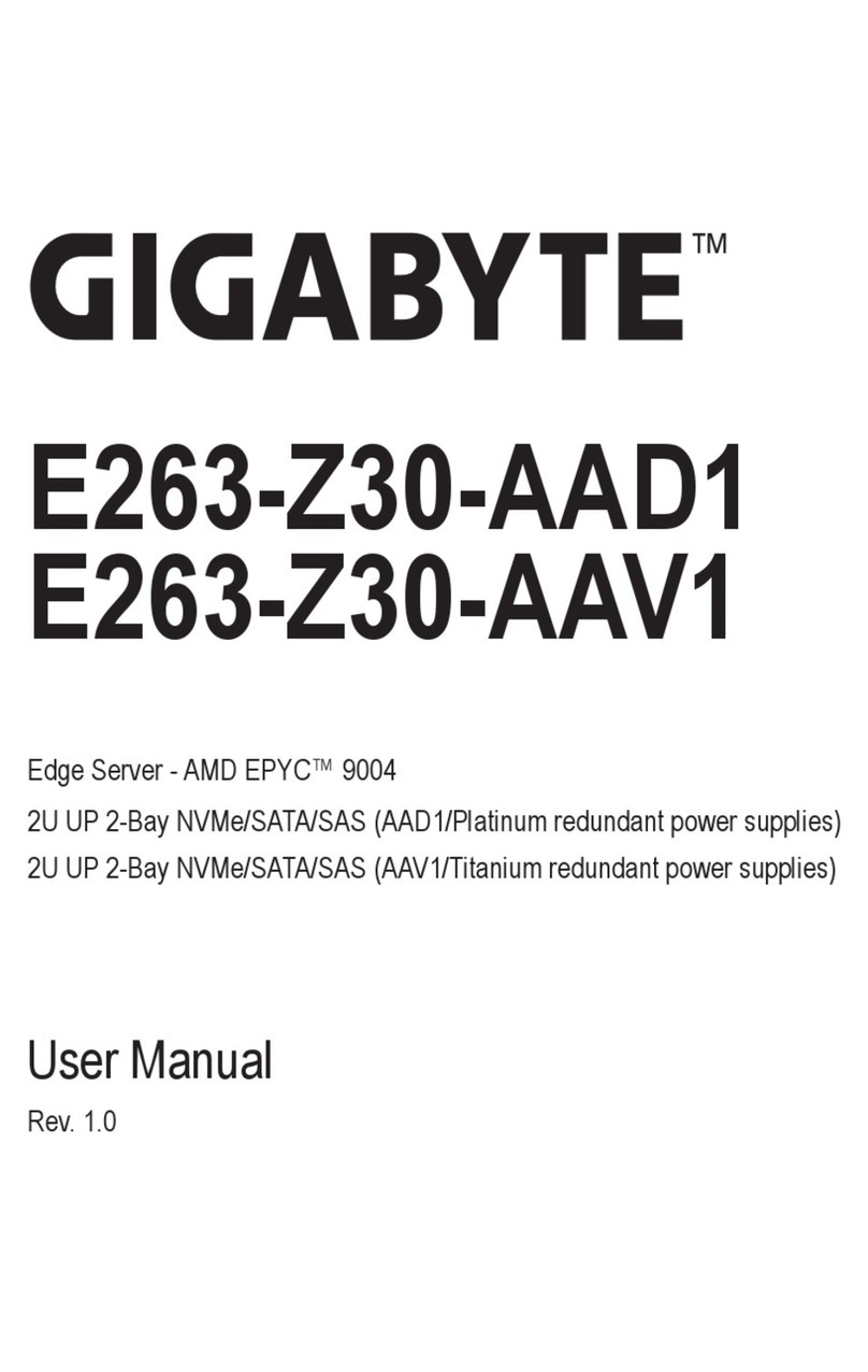 Gigabyte E263-Z30-AAV1 User manual