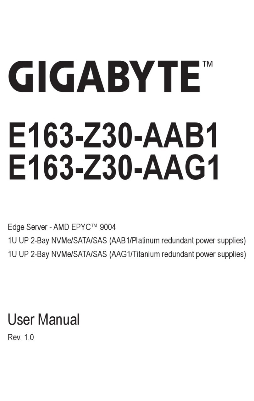 Gigabyte E163-Z30-AAG1 user manual