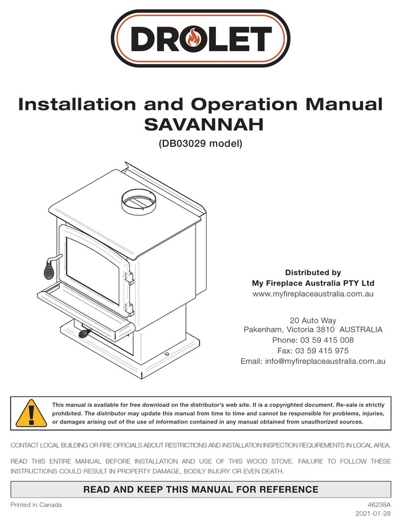 Drolet DB03029 User manual Drolet DB03029 User manual