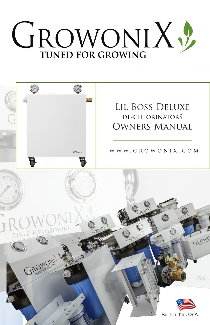 Growonix Lil Boss Deluxe-3 GPM User manual