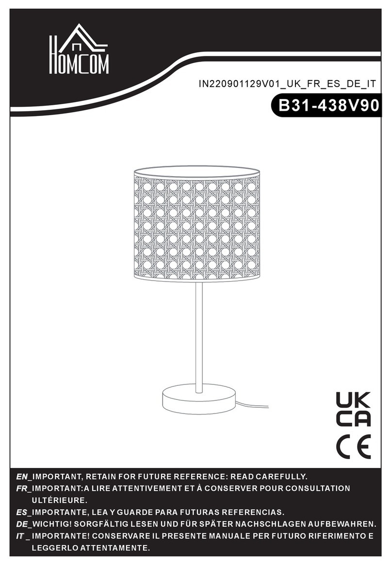 HOMCOM B31-438V90 manual HOMCOM B31-438V90 manual