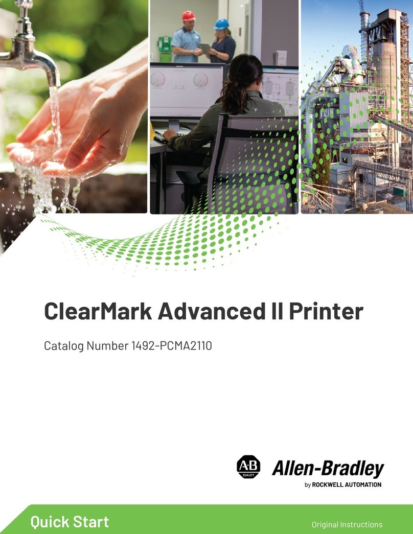 Rockwell Automation Allen-Bradley ClearMark Advanced II User manual