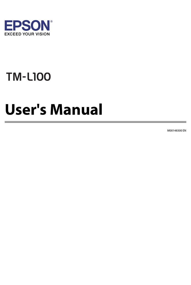 Epson TM-L100 User manual