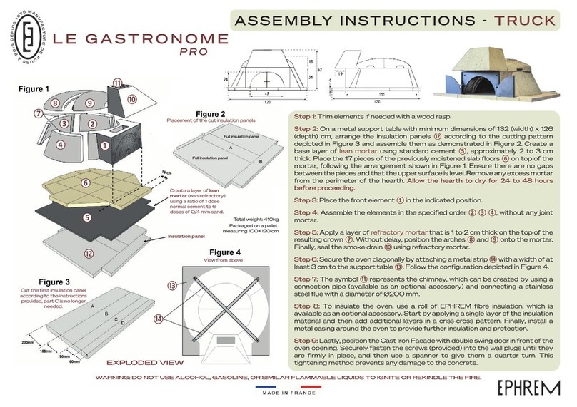 EPHREM LE GASTRONOME PRO Assembly instructions