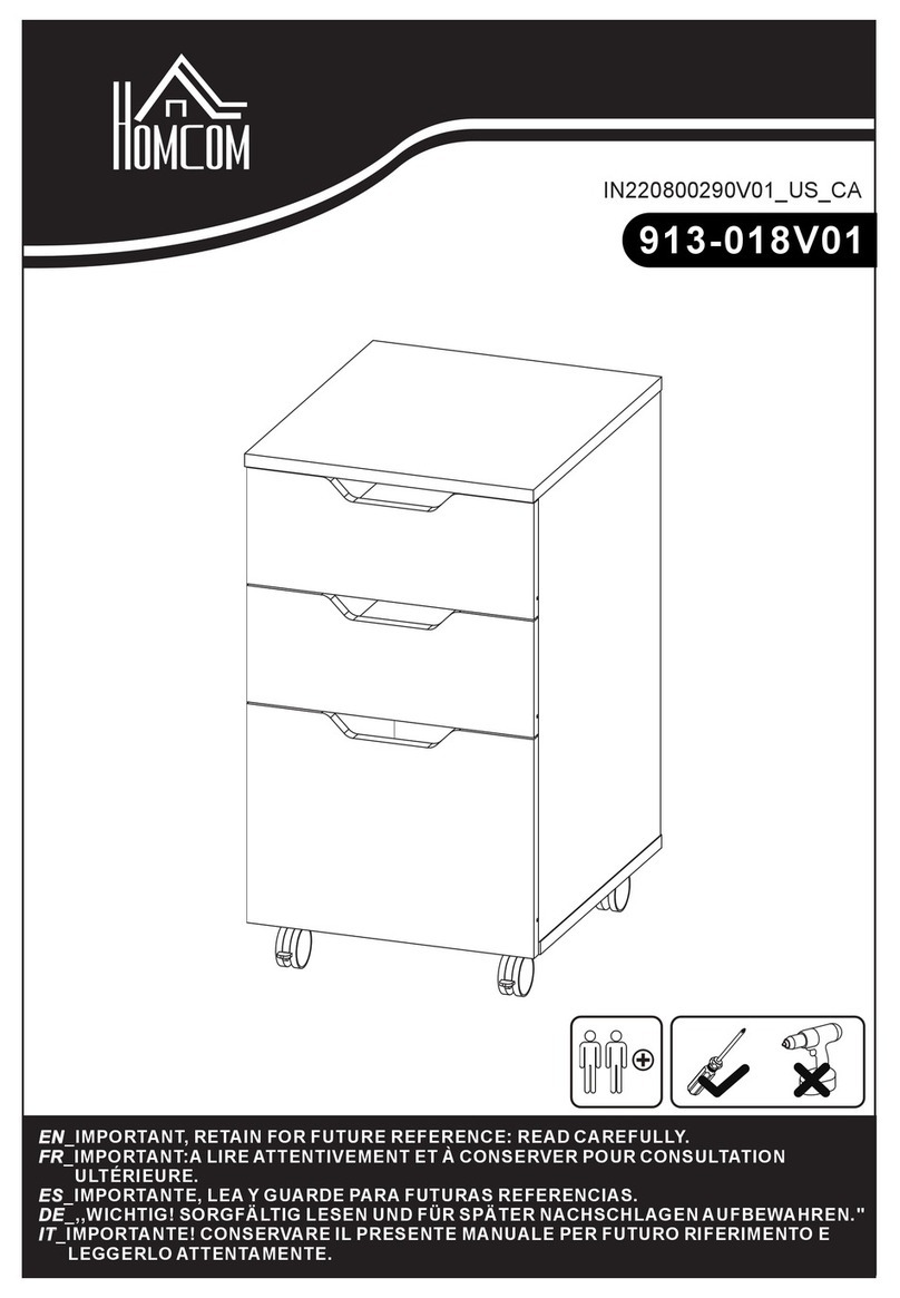 HOMCOM 913-018V01 User manual HOMCOM 913-018V01 User manual
