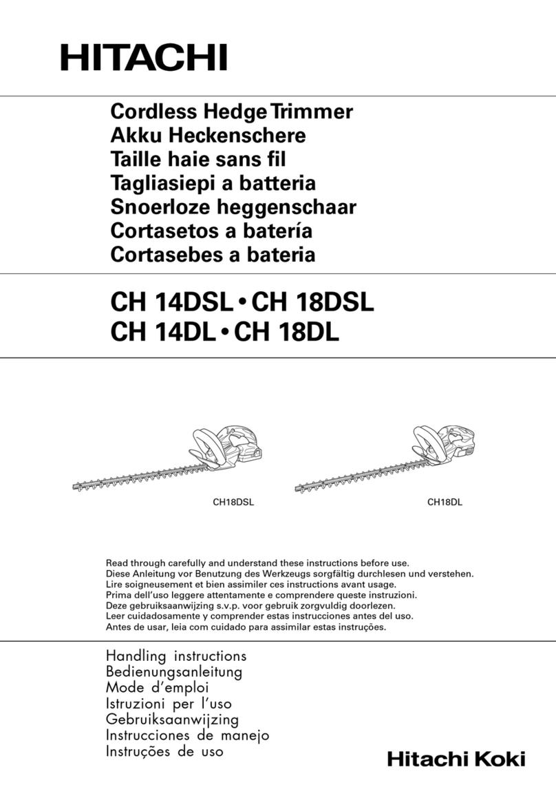 Hitachi Koki CH 14DSL User manual