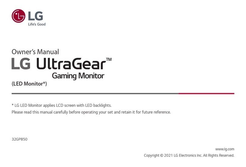LG UltraGear 32GP850-B.BEK User manual