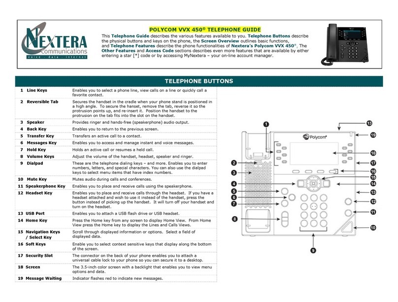 Polycom VVX 450 user guide