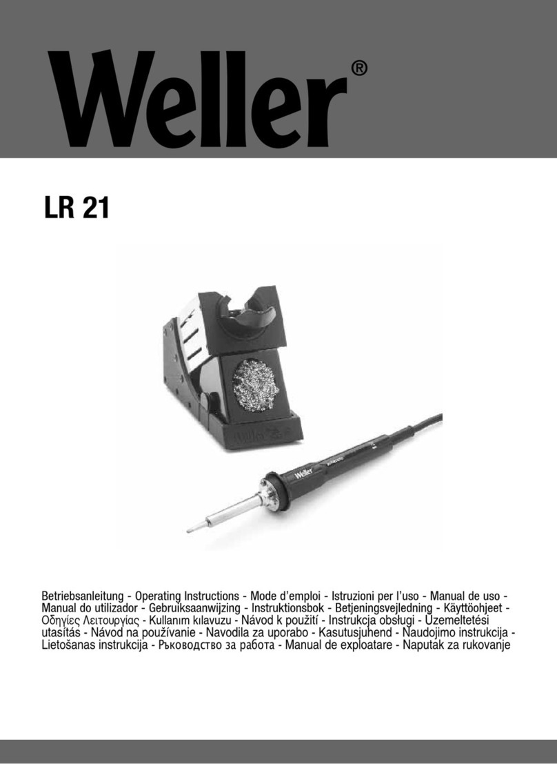 Weller T0052510699N operating instructions