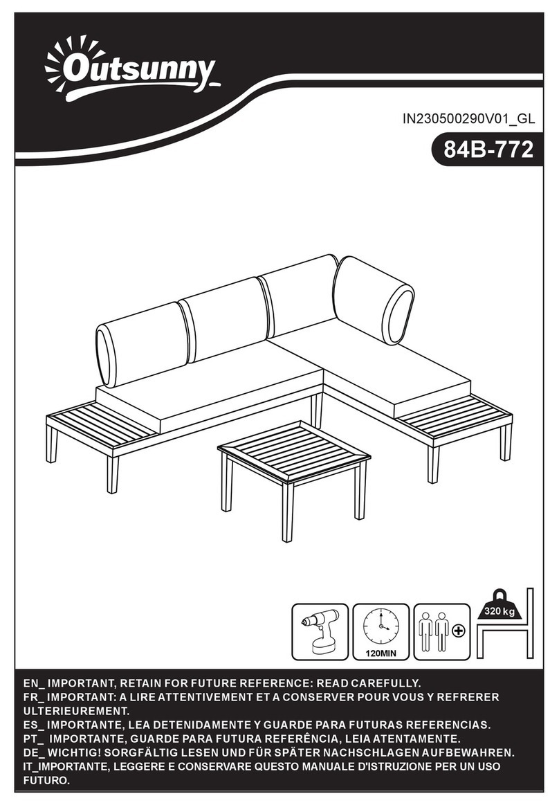 Outsunny 84B-772 User manual