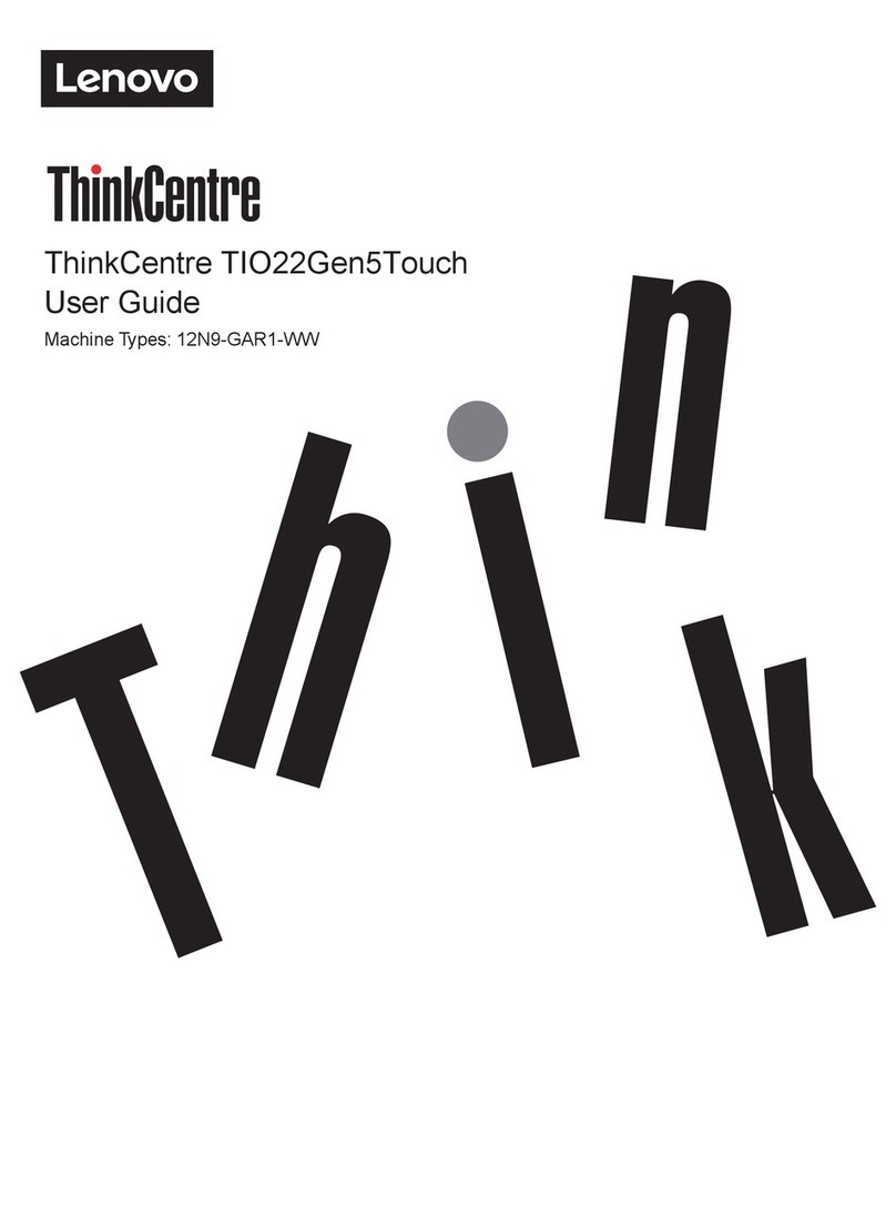 Lenovo ThinkCentre Tiny-In-One 22 Gen 5 User manual