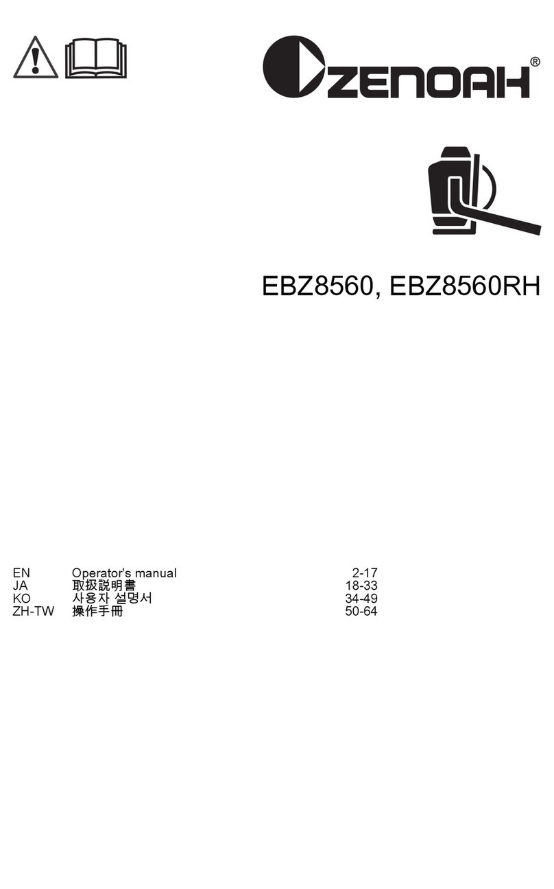Zenoah EBZ8560 Operator's manual