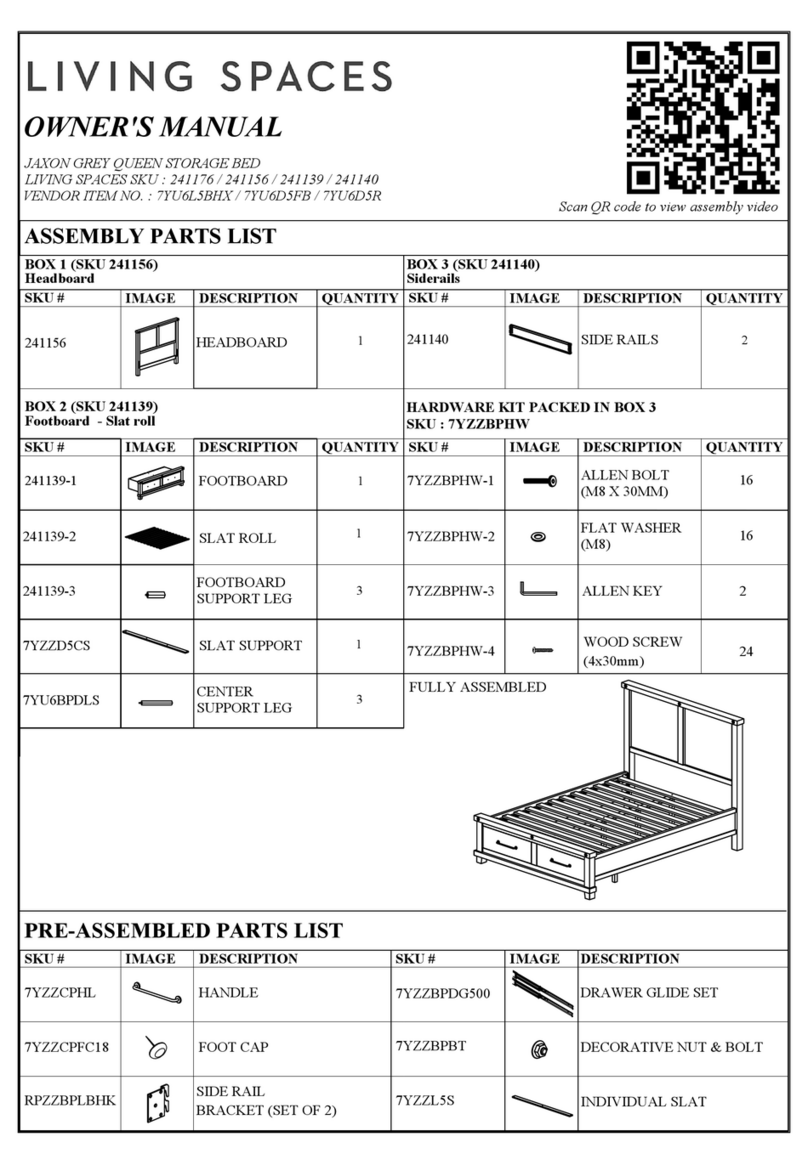 Living Spaces 241176 User manual