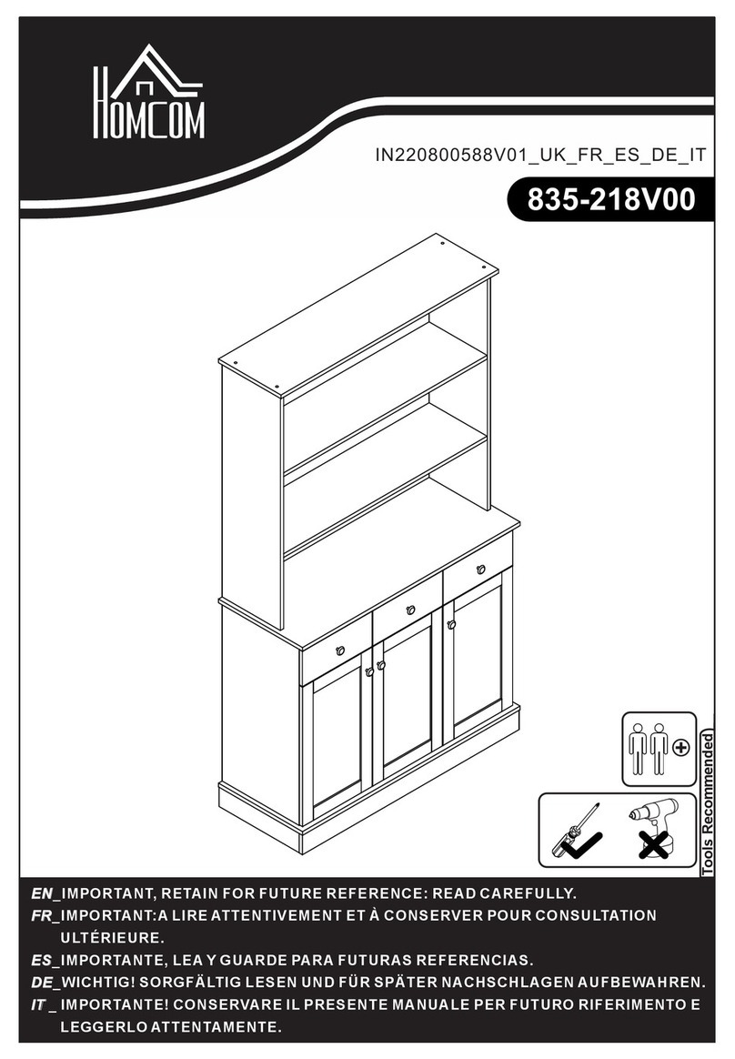 HOMCOM 835-218V00 manual