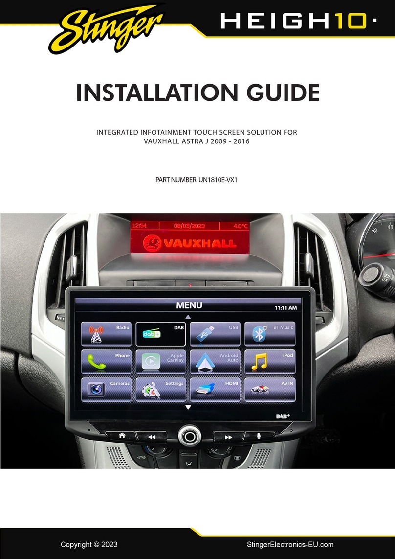 Stinger HEIGH10 UN1810E-VX1 installation guide Stinger HEIGH10 UN1810E-VX1 installation guide