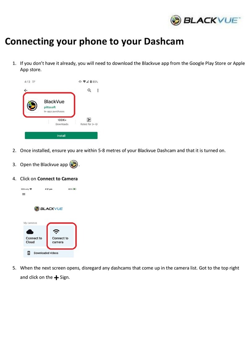 BlackVue DR500GW-HD Quick start guide