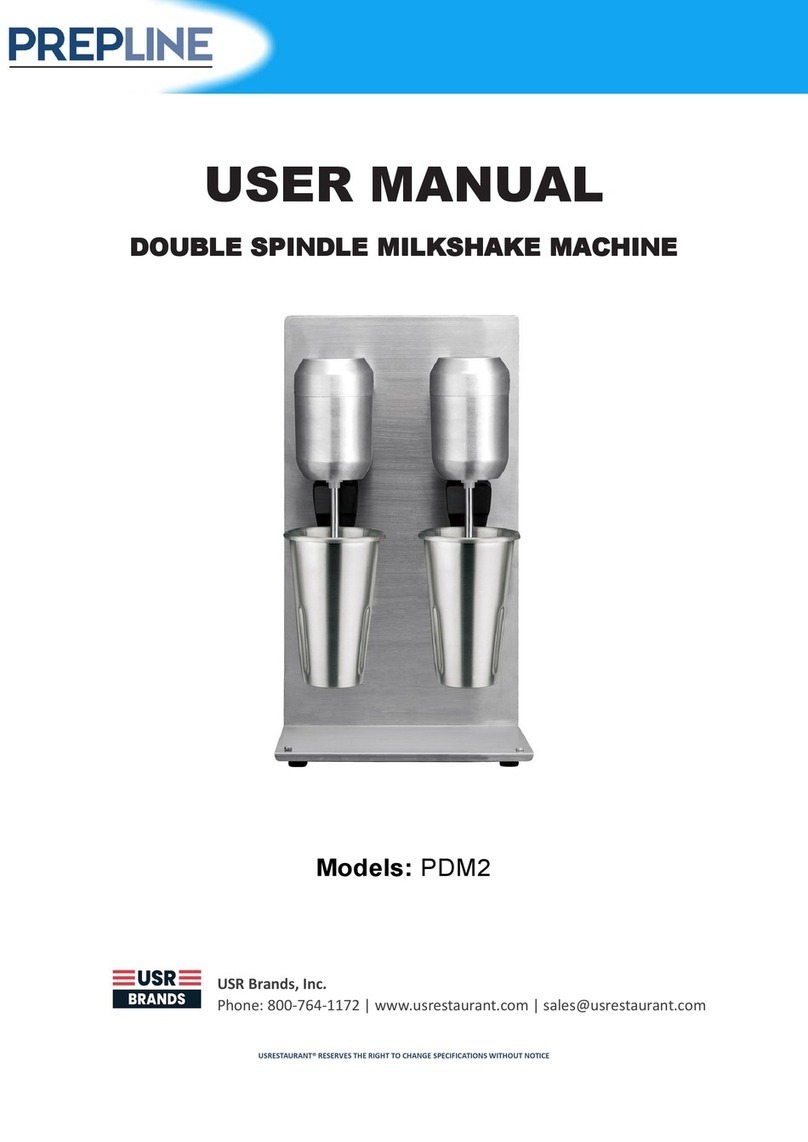 USR Brands PREPLINE PDM2 User manual
