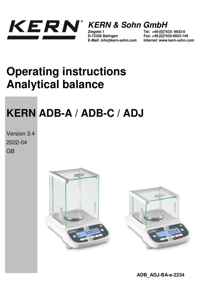 KERN ADB-C Series User manual