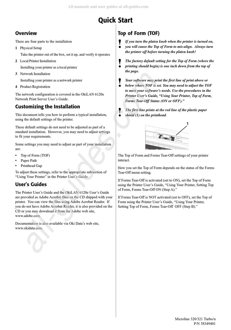 Oki OkiLAN 6120e User manual Oki OkiLAN 6120e User manual