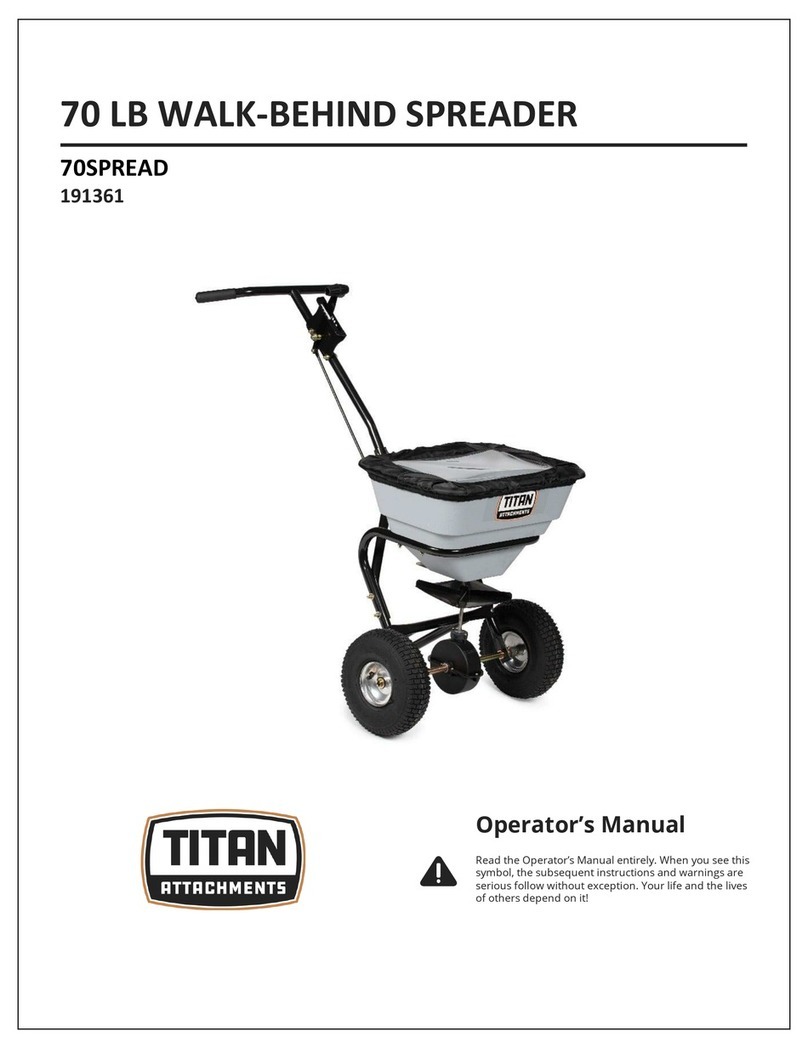 Titan Attachments 70SPREAD Operator's manual Titan Attachments 70SPREAD Operator's manual