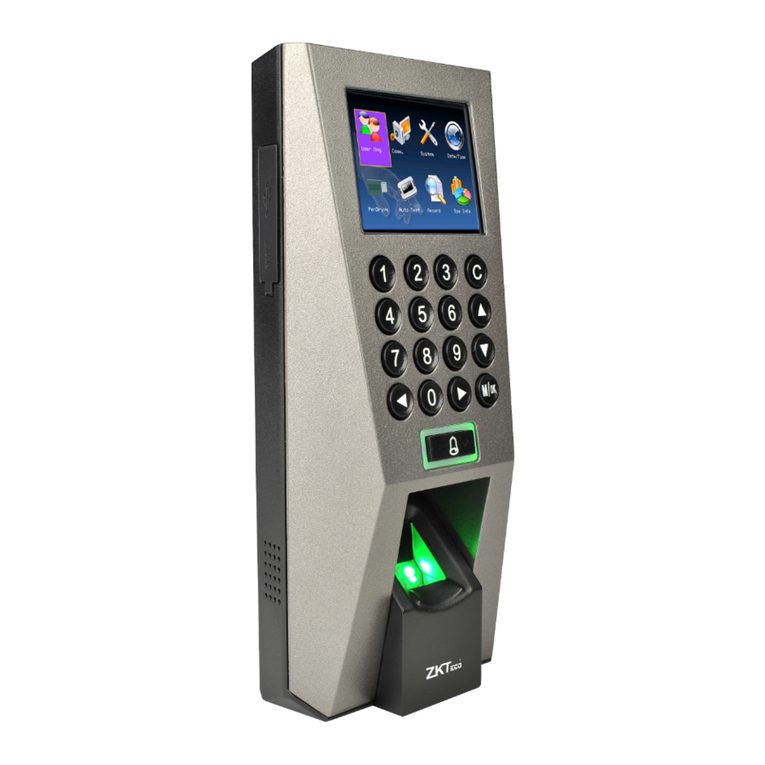 ZKTeco F18 installation guide