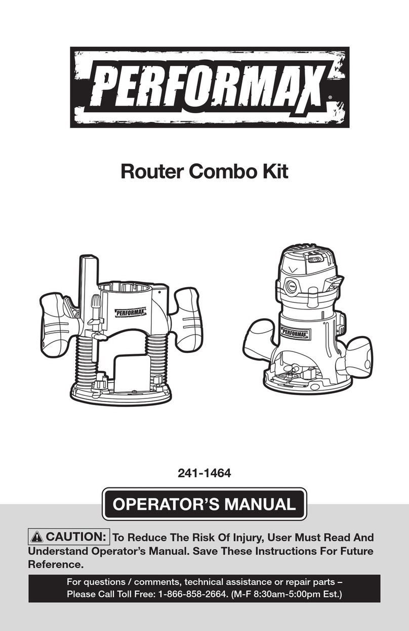 Performax 241-1464 User manual