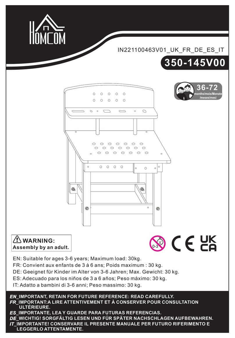 HOMCOM 350-145V00 User manual HOMCOM 350-145V00 User manual