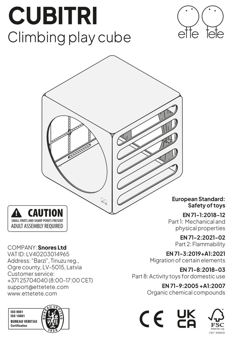 Ette Tete CUBITRI manual Ette Tete CUBITRI manual
