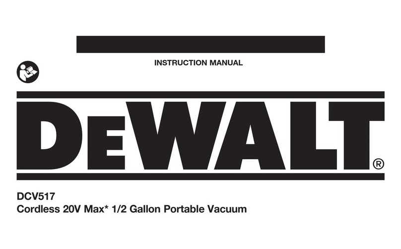 DeWalt DCV517M1 User manual DeWalt DCV517M1 User manual