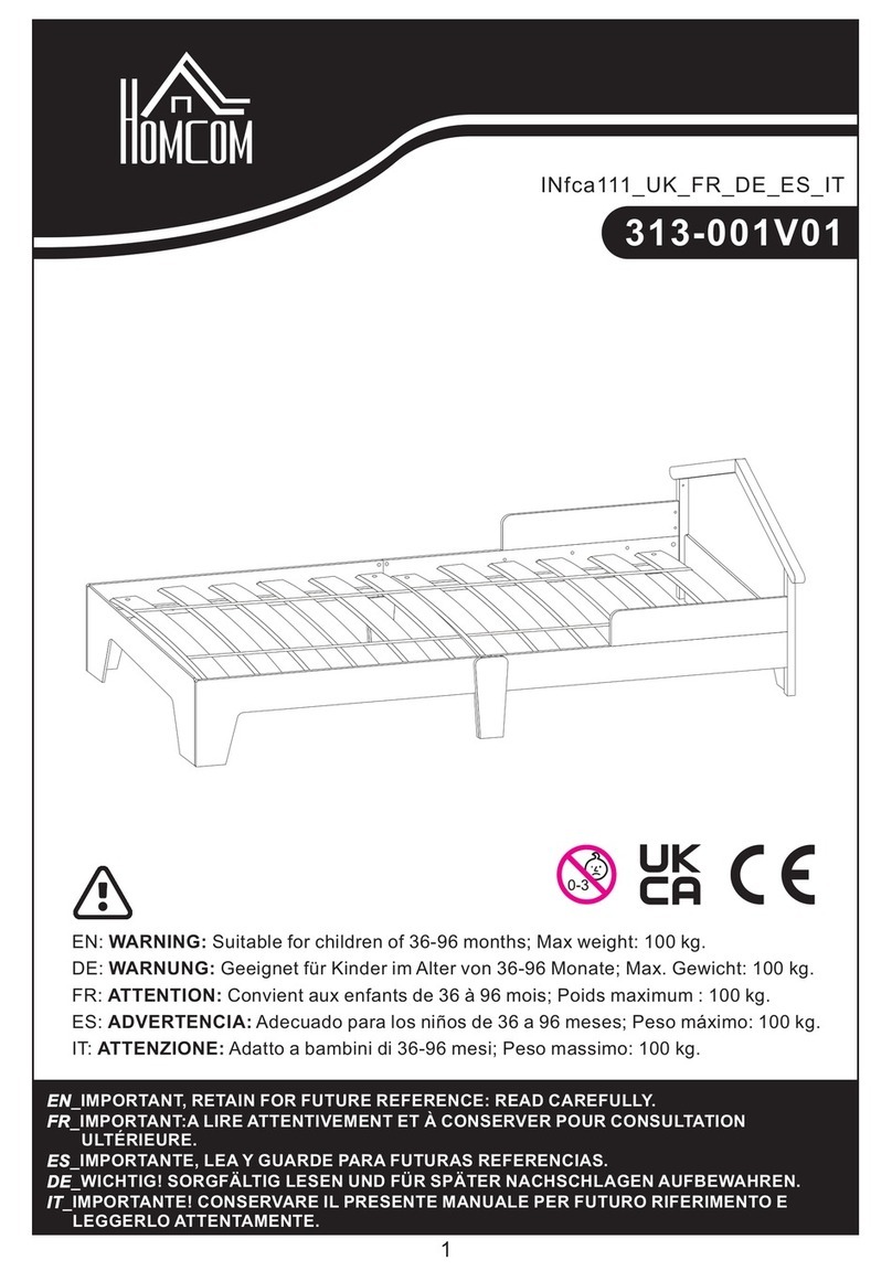 HOMCOM 313-001V01 User manual
