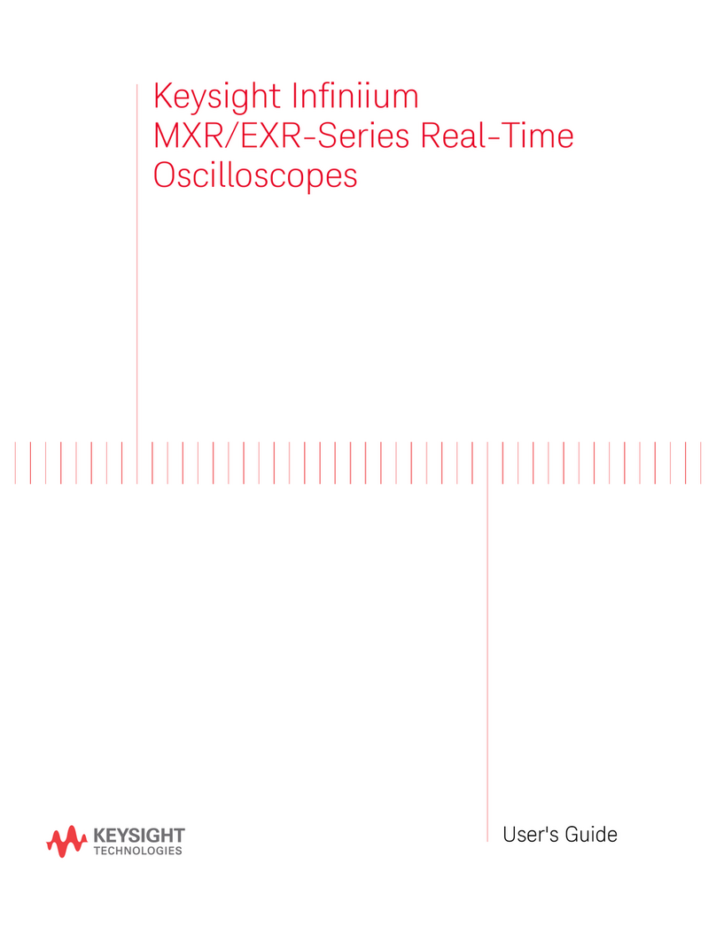 Keysight Infiniium MXR Series User manual