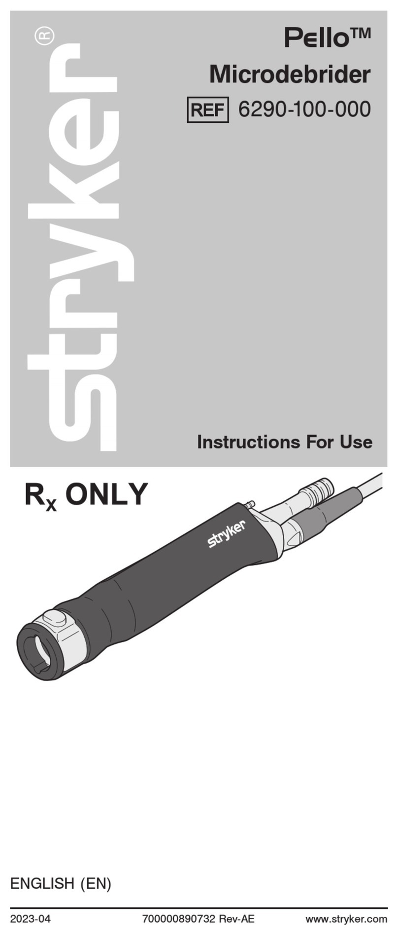 Stryker Pello Instructions for use