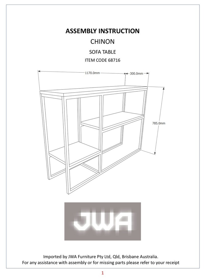 JWA CHINON 68716 Assembly instruction