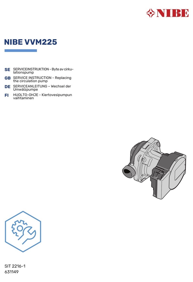 Nibe VVM 225 Service instruction