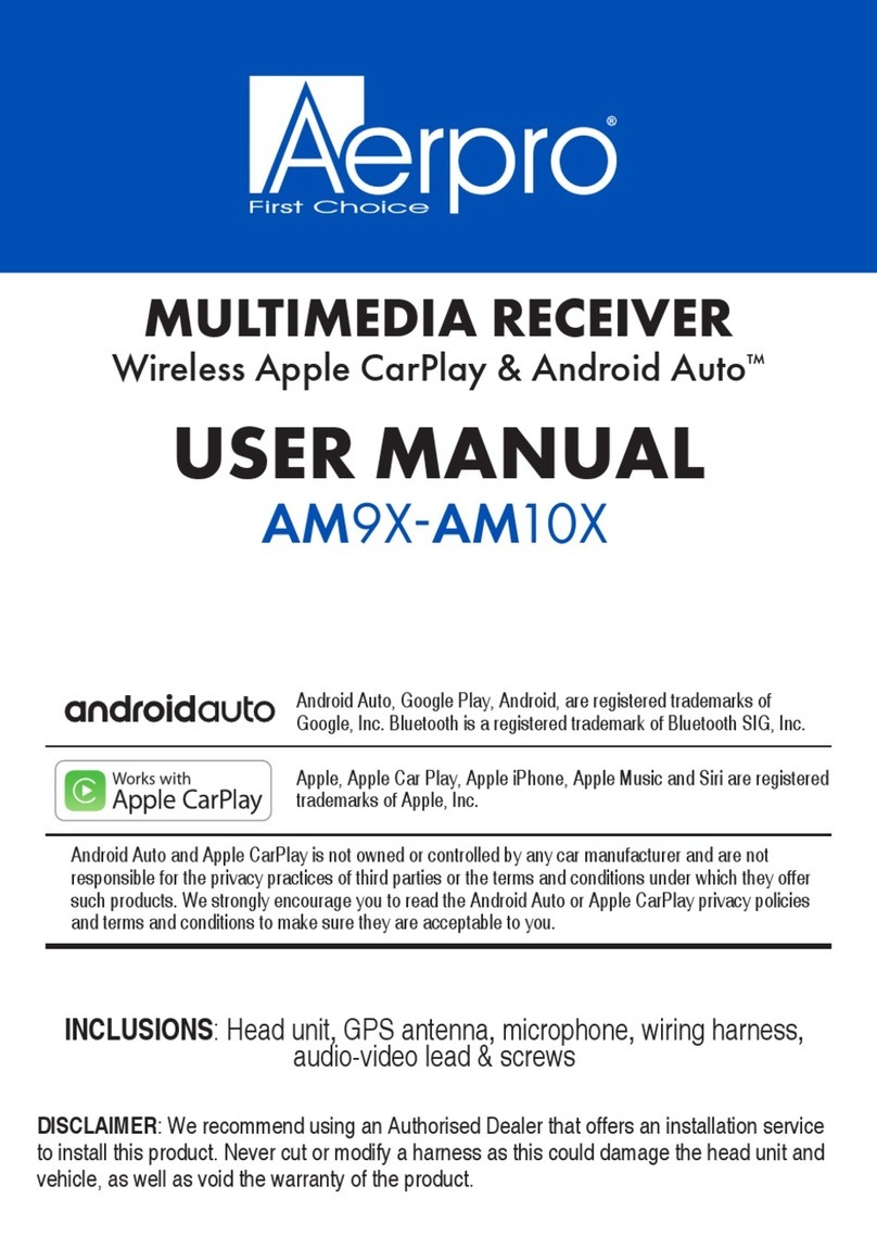 Aerpro AM10X user manual