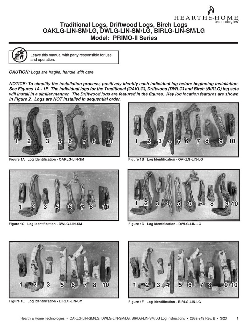 Hearth & Home PRIMO-II Series User manual Hearth & Home PRIMO-II Series User manual