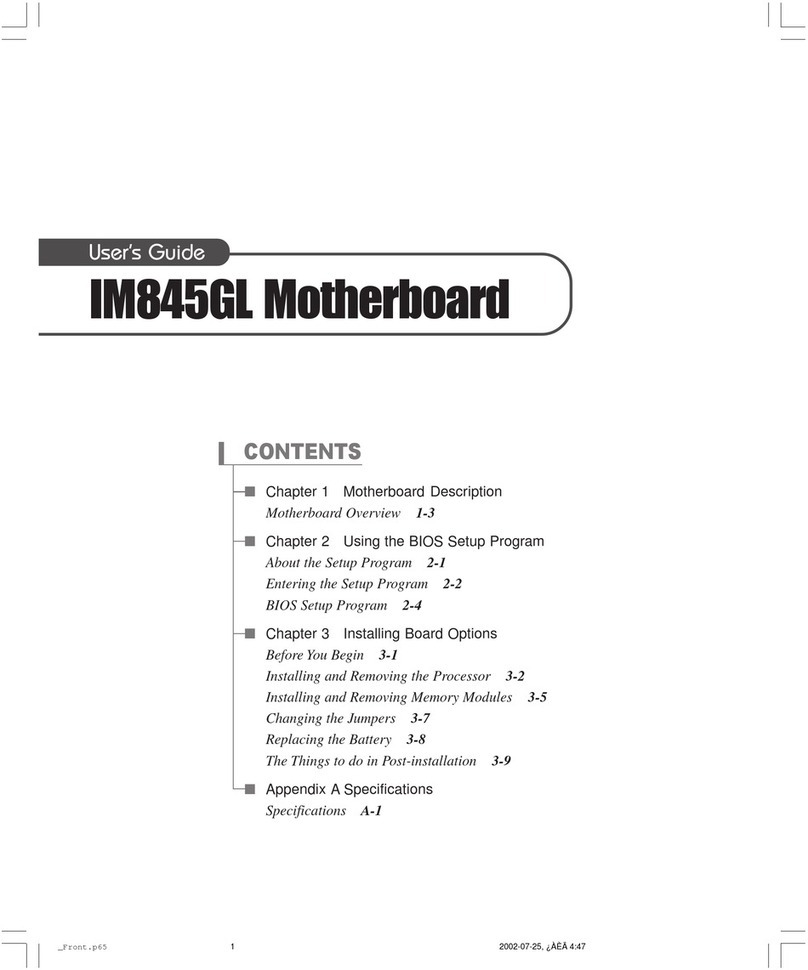 TRIGEM Imperial GL VE User manual