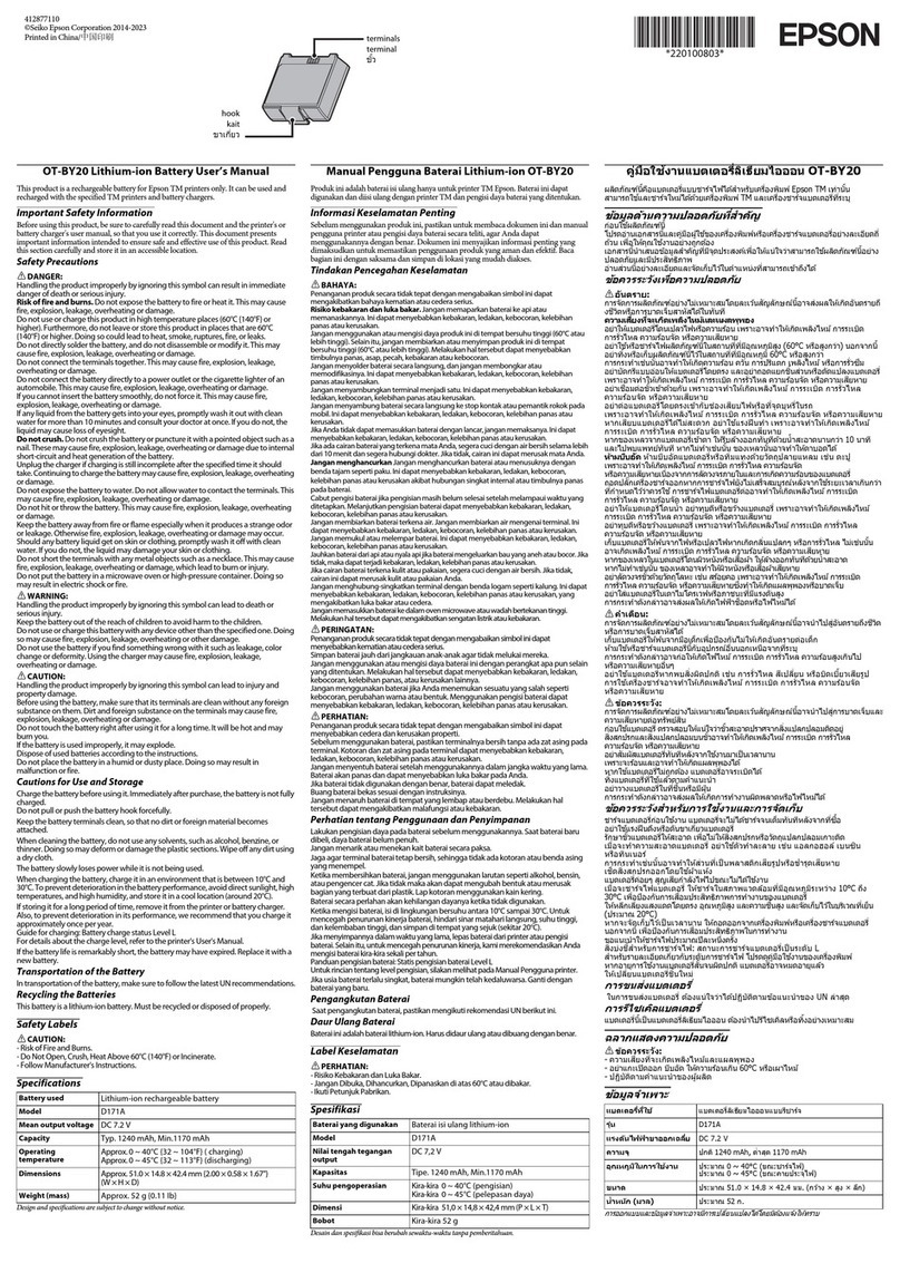 Epson OT-BY20 user manual
