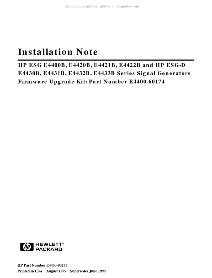 HP ESG E4420B Quick start guide