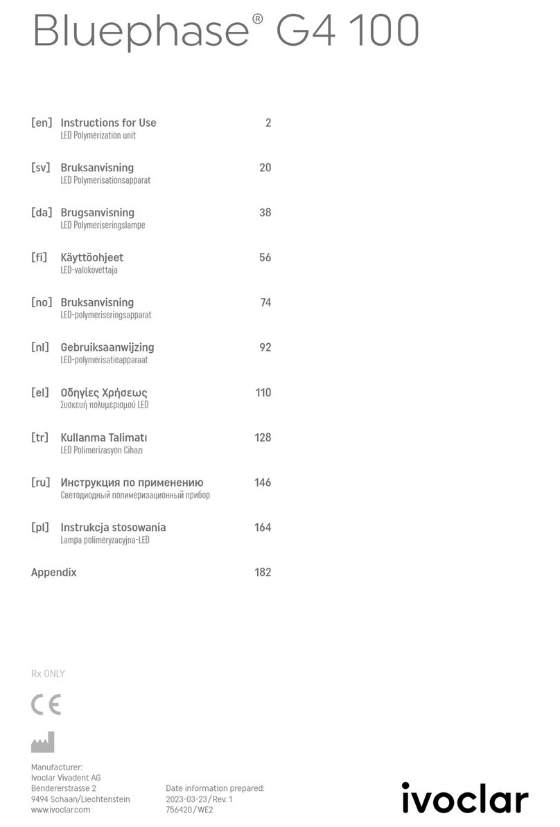 ivoclar Bluephase G4 100 Instructions for use