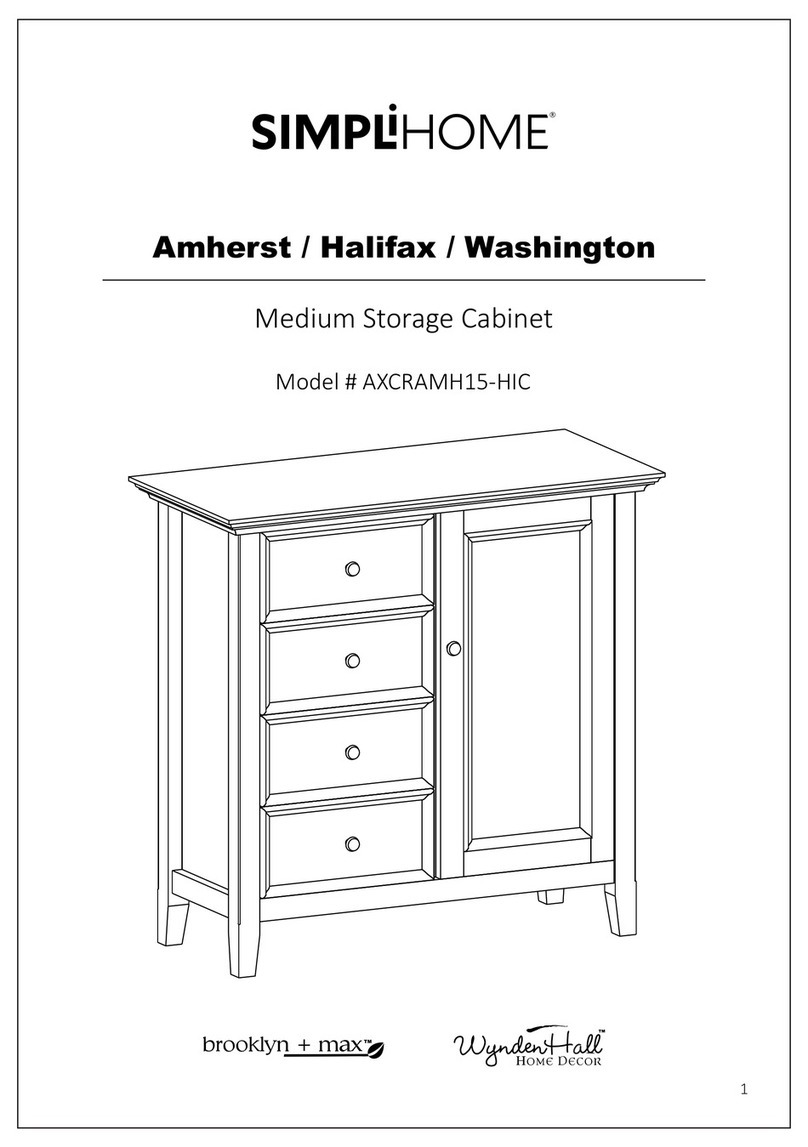 Simpli Home brooklyn+max WyndenHall AXCRAMH15-HIC User manual Simpli Home brooklyn+max WyndenHall AXCRAMH15-HIC User manual